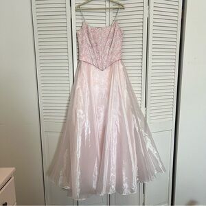 Dalia Light Pink Formal Prom Dress